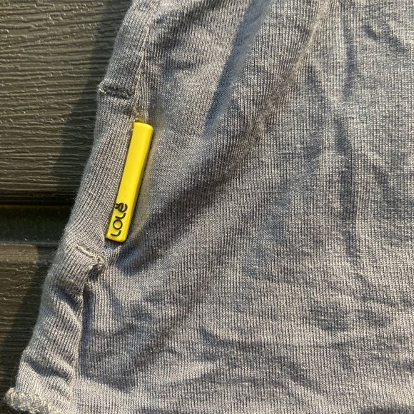 Lolë S Gray Babydoll Stretch Top - Picture 3 of 7